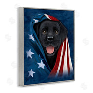 Vincent Hie | Labrador & American Flag