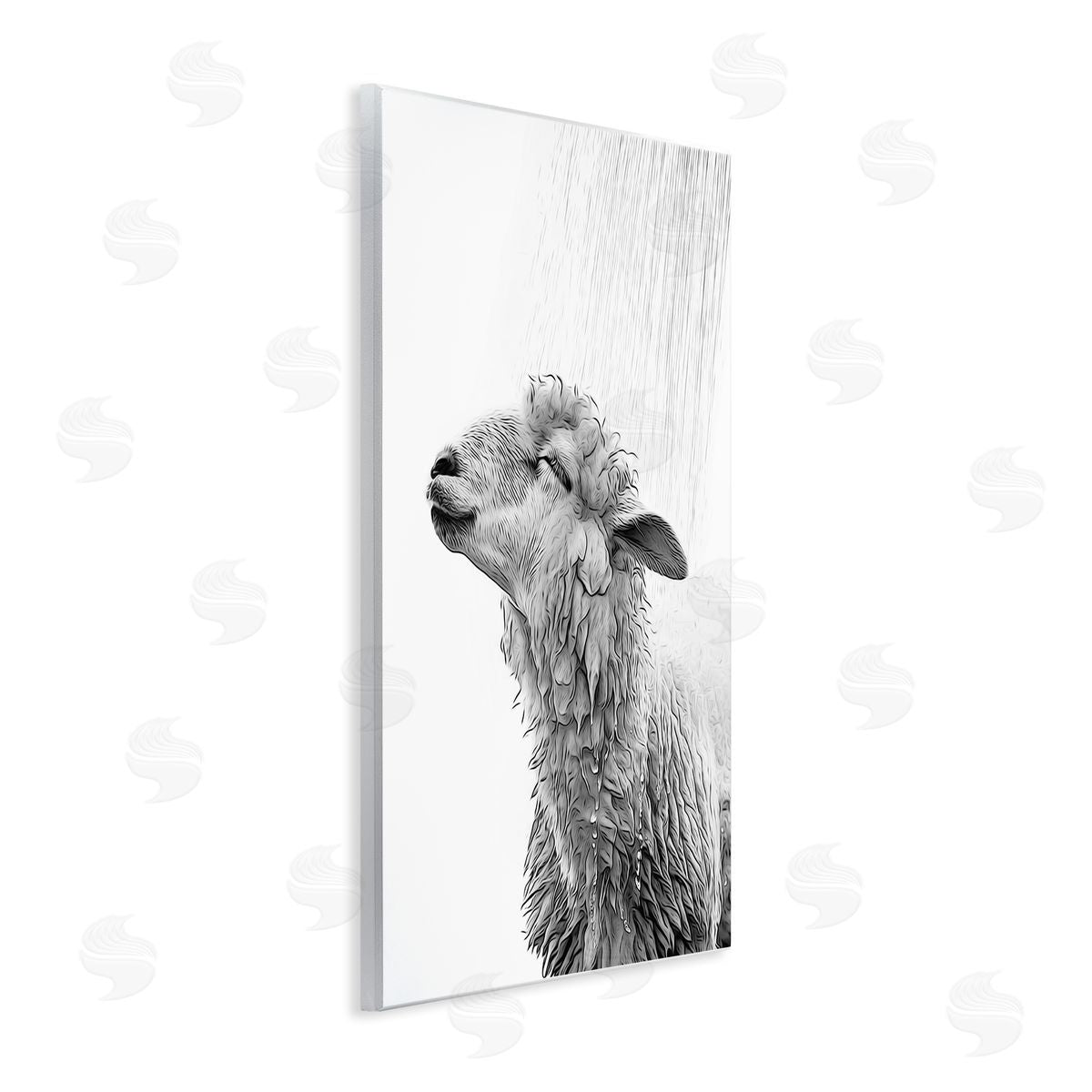 Annalisa Latella Sheep Bathroom Splash Wall Plaque Artside_