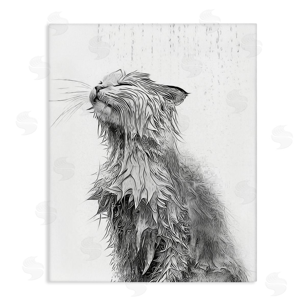 Annalisa Latella | Cat Bathroom Splash