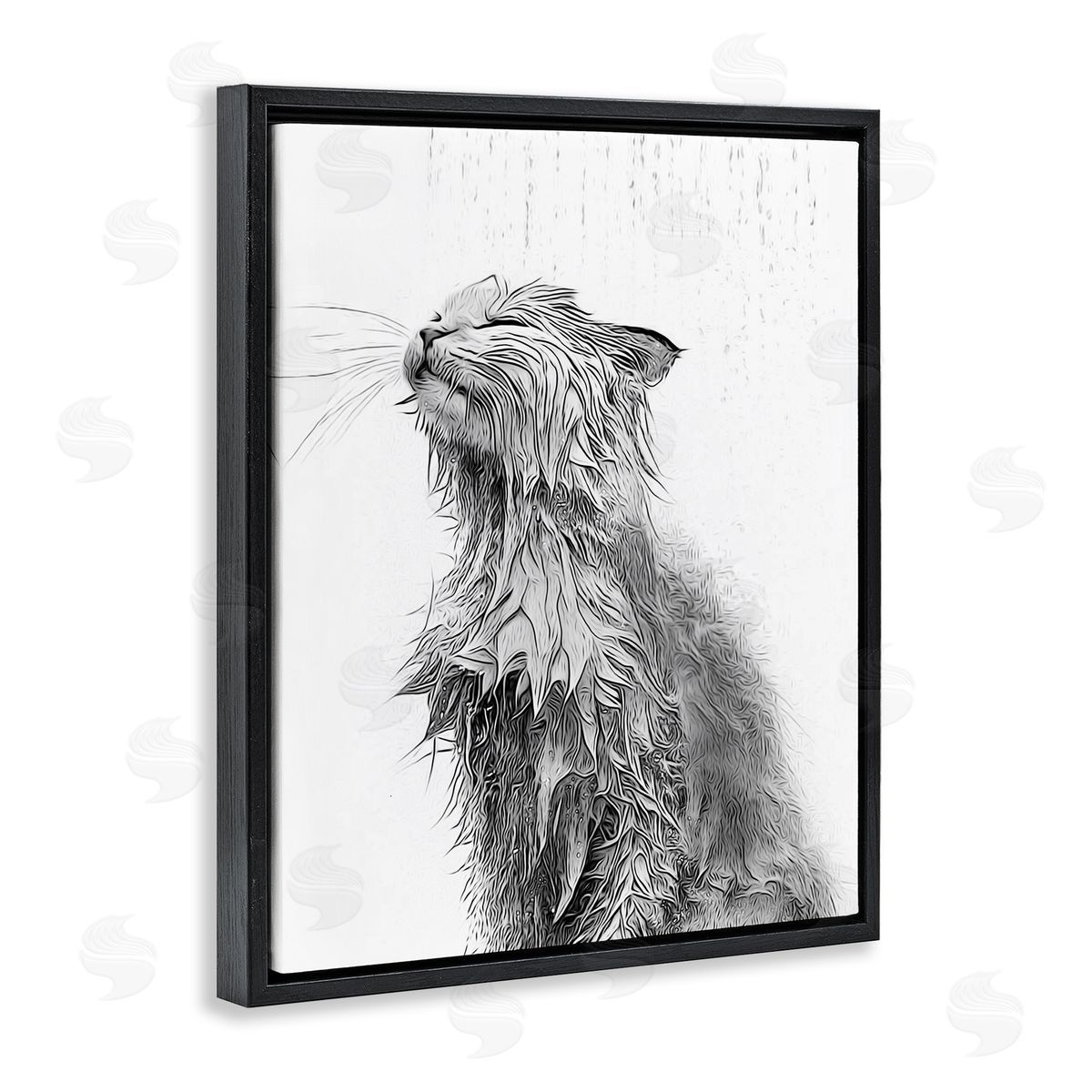 Annalisa Latella | Cat Bathroom Splash