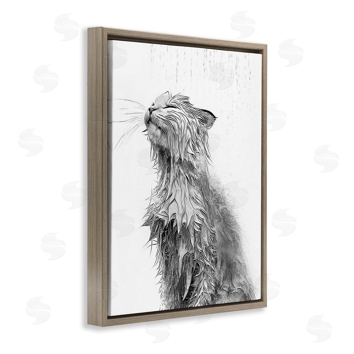Annalisa Latella | Cat Bathroom Splash