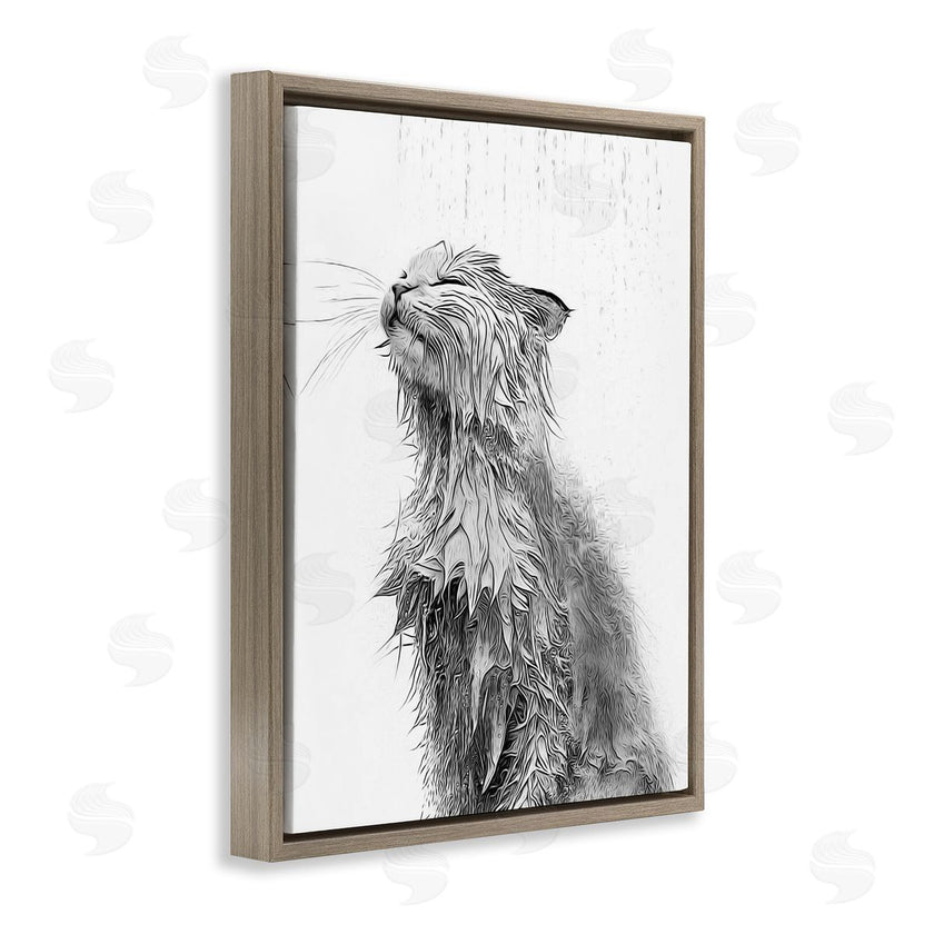 Annalisa Latella | Cat Bathroom Splash
