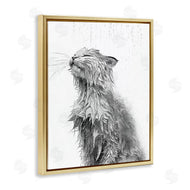Annalisa Latella | Cat Bathroom Splash