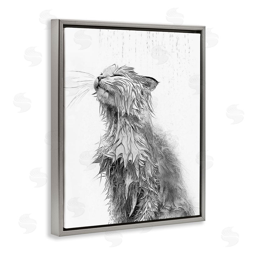 Annalisa Latella | Cat Bathroom Splash