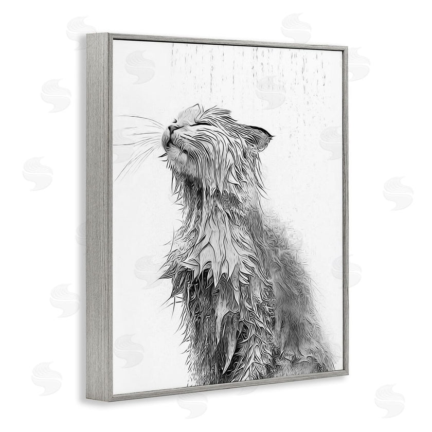 Annalisa Latella | Cat Bathroom Splash