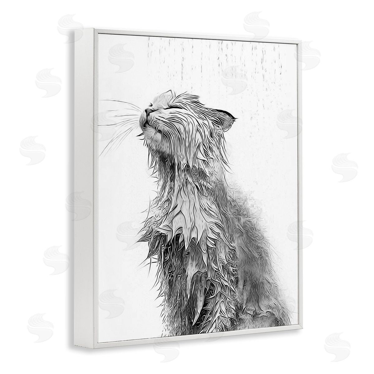 Annalisa Latella | Cat Bathroom Splash