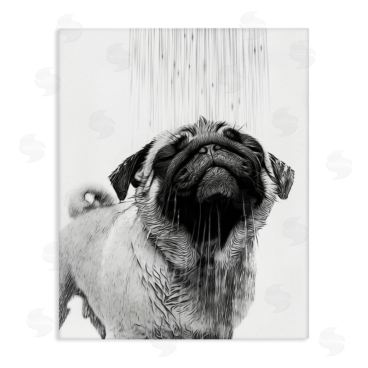 Annalisa Latella | Pug Bathroom Splash
