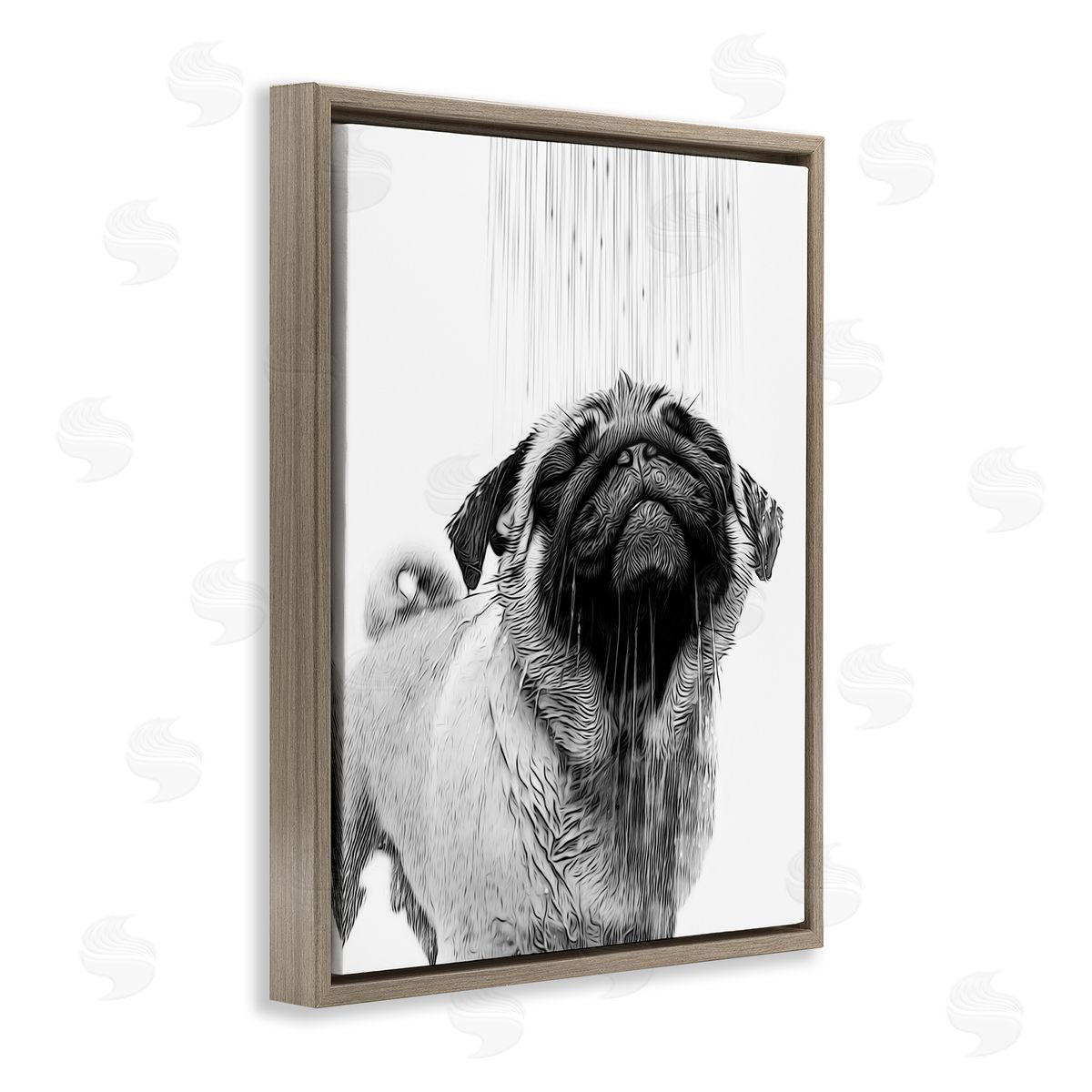 Annalisa Latella | Pug Bathroom Splash