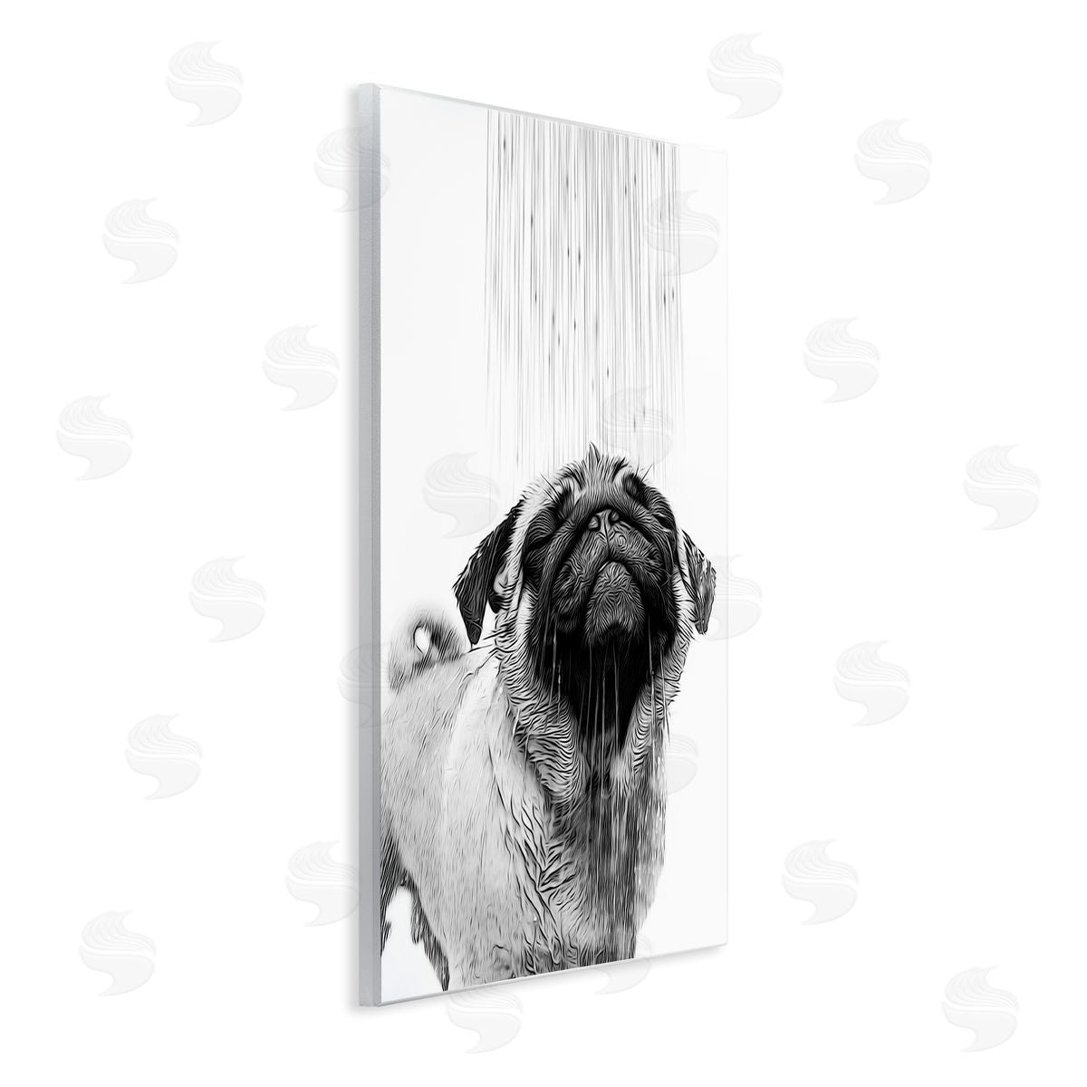 Annalisa Latella | Pug Bathroom Splash