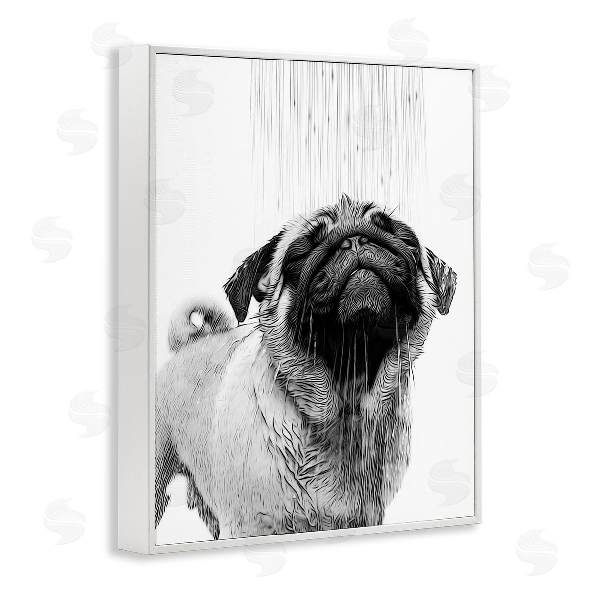 Annalisa Latella | Pug Bathroom Splash
