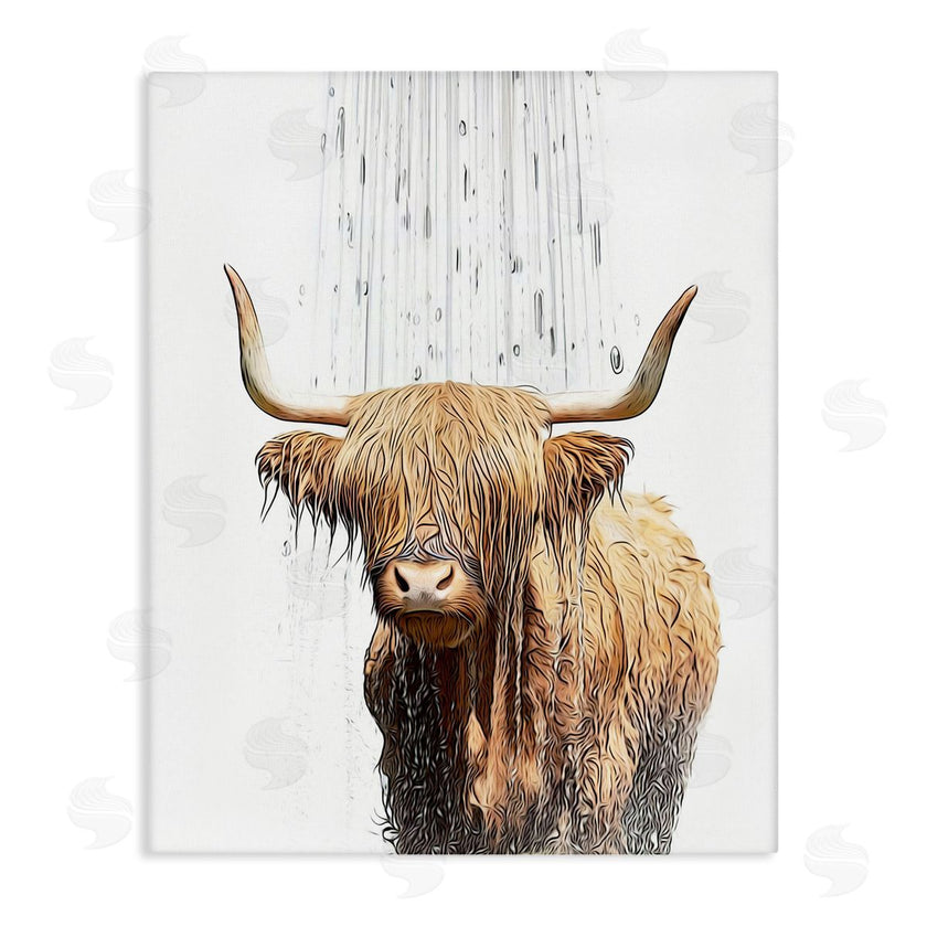 Annalisa Latella | Highland Cow Bathroom Splash