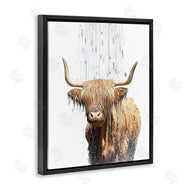 Annalisa Latella | Highland Cow Bathroom Splash