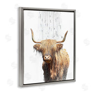 Annalisa Latella | Highland Cow Bathroom Splash