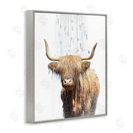 Annalisa Latella | Highland Cow Bathroom Splash