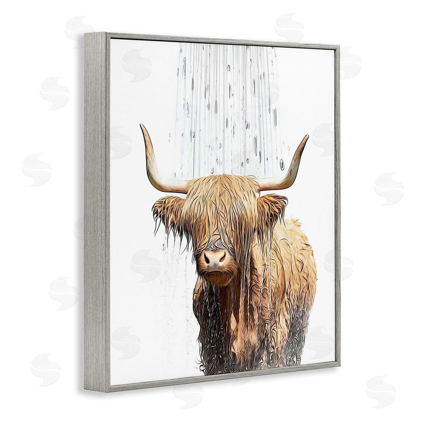 Annalisa Latella | Highland Cow Bathroom Splash