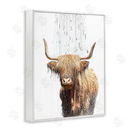 Annalisa Latella | Highland Cow Bathroom Splash