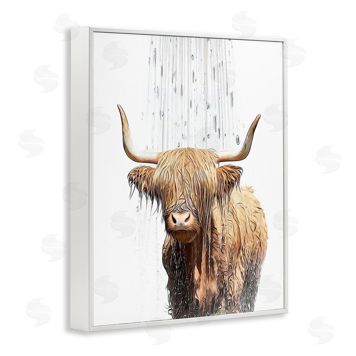 Annalisa Latella | Highland Cow Bathroom Splash