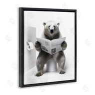 Lazar Studio | Bear Reading Newspaper