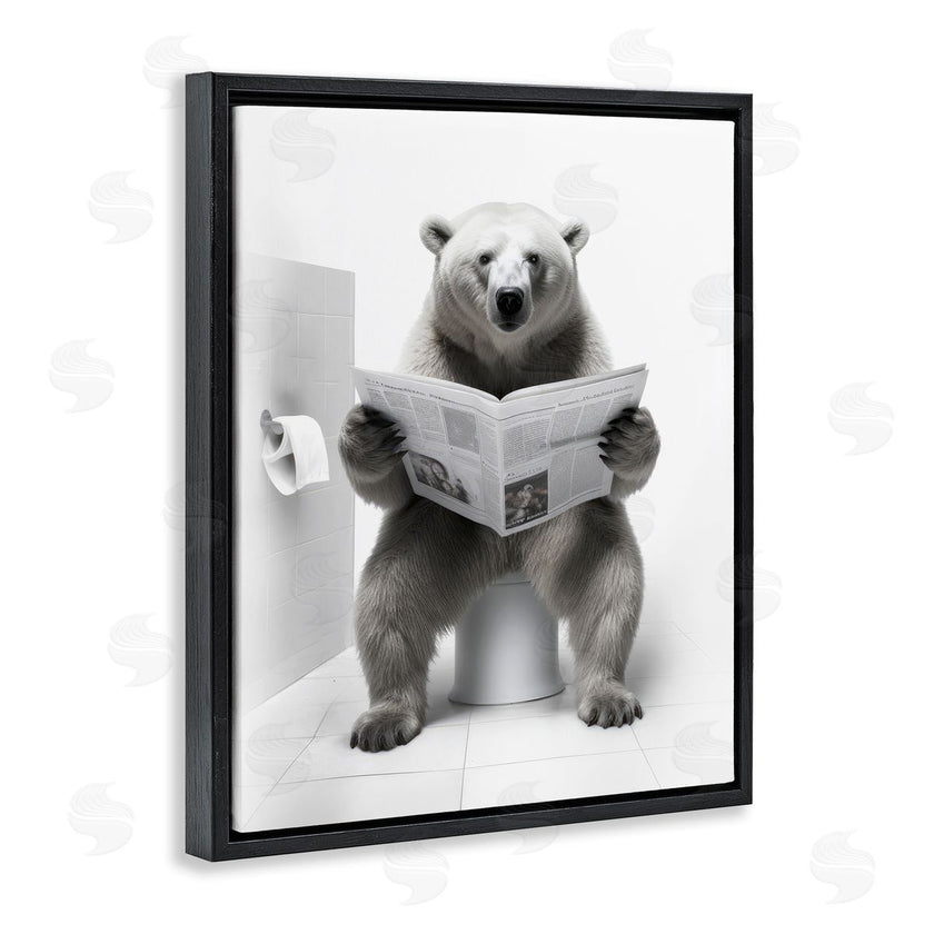 Lazar Studio | Bear Reading Newspaper