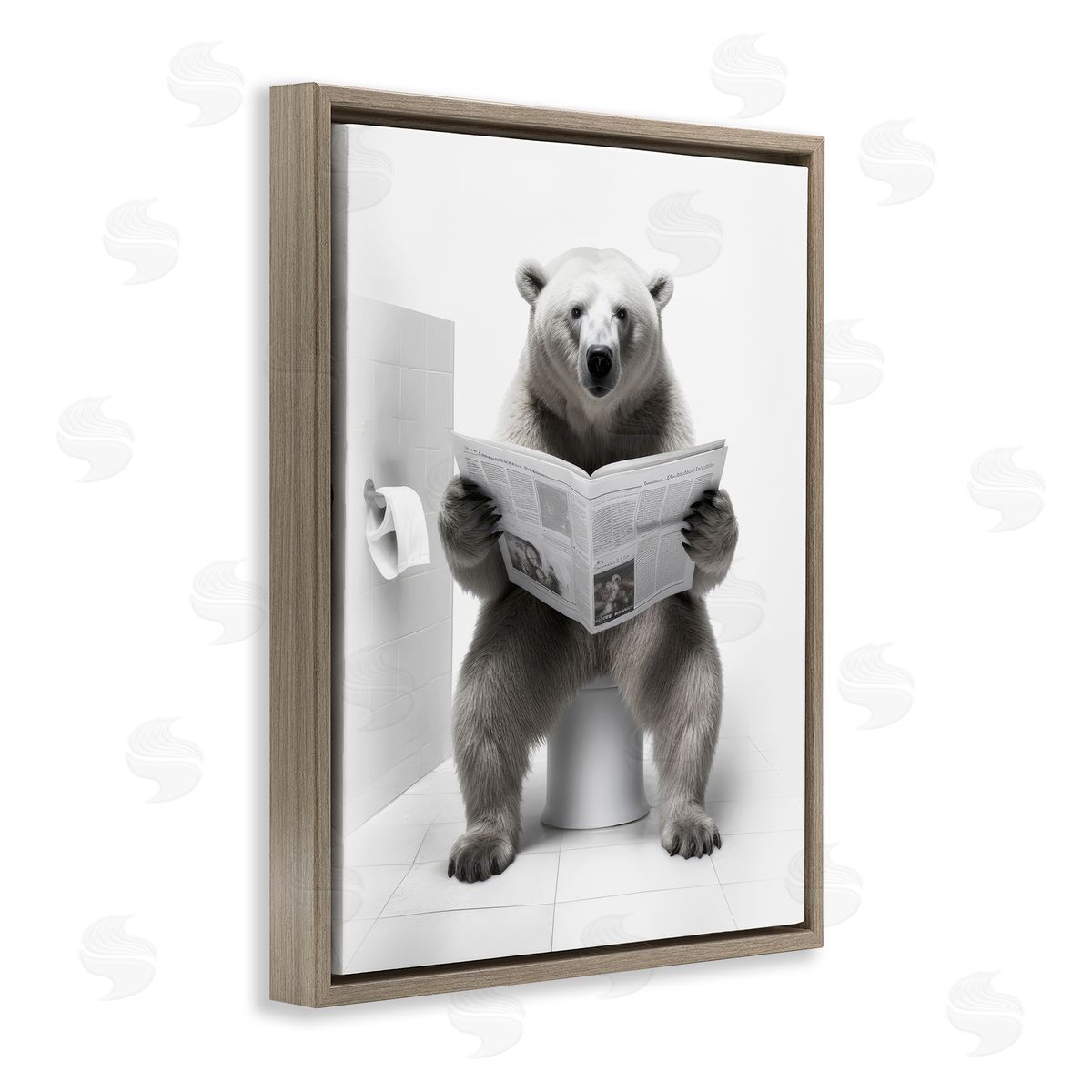Lazar Studio | Bear Reading Newspaper