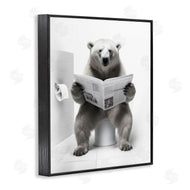 Lazar Studio | Bear Reading Newspaper