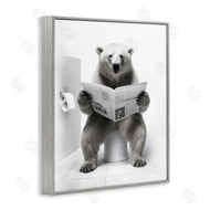 Lazar Studio | Bear Reading Newspaper