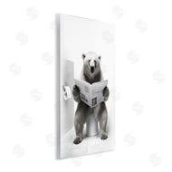 Lazar Studio | Bear Reading Newspaper