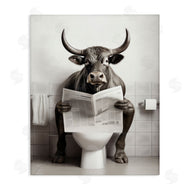 Lazar Studio | Cattle Reading Newspaper