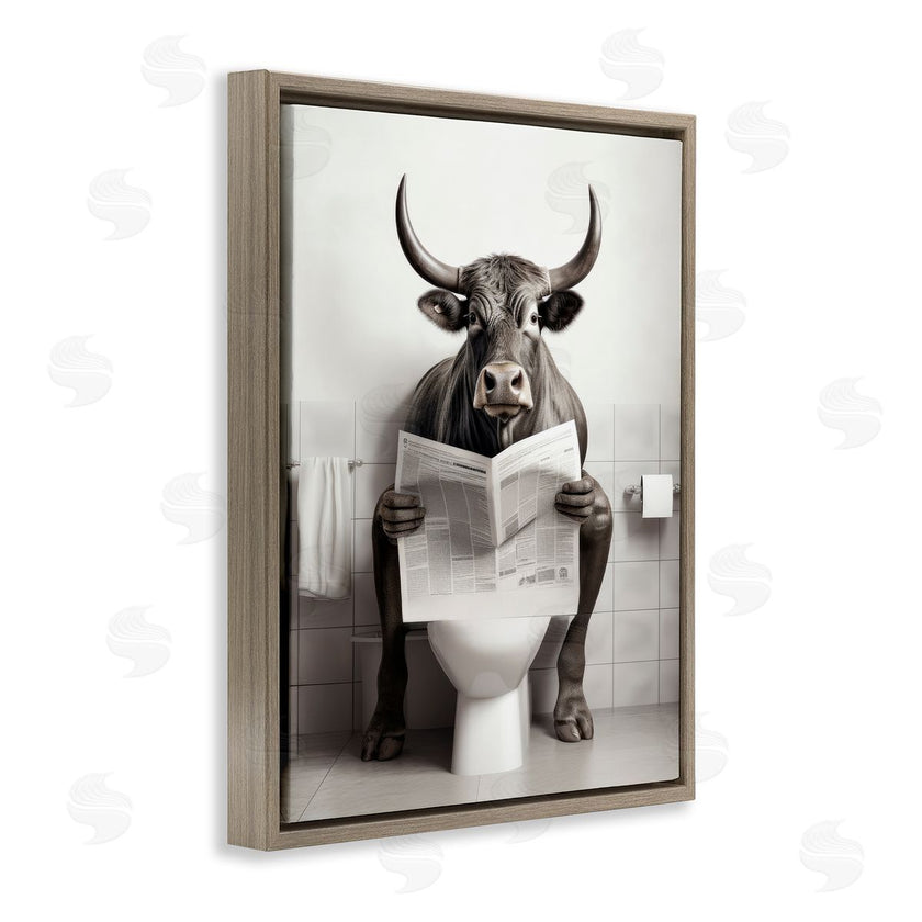 Lazar Studio | Cattle Reading Newspaper