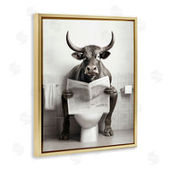 Lazar Studio | Cattle Reading Newspaper