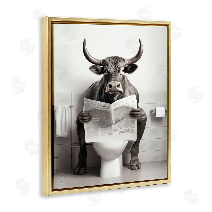 Lazar Studio | Cattle Reading Newspaper