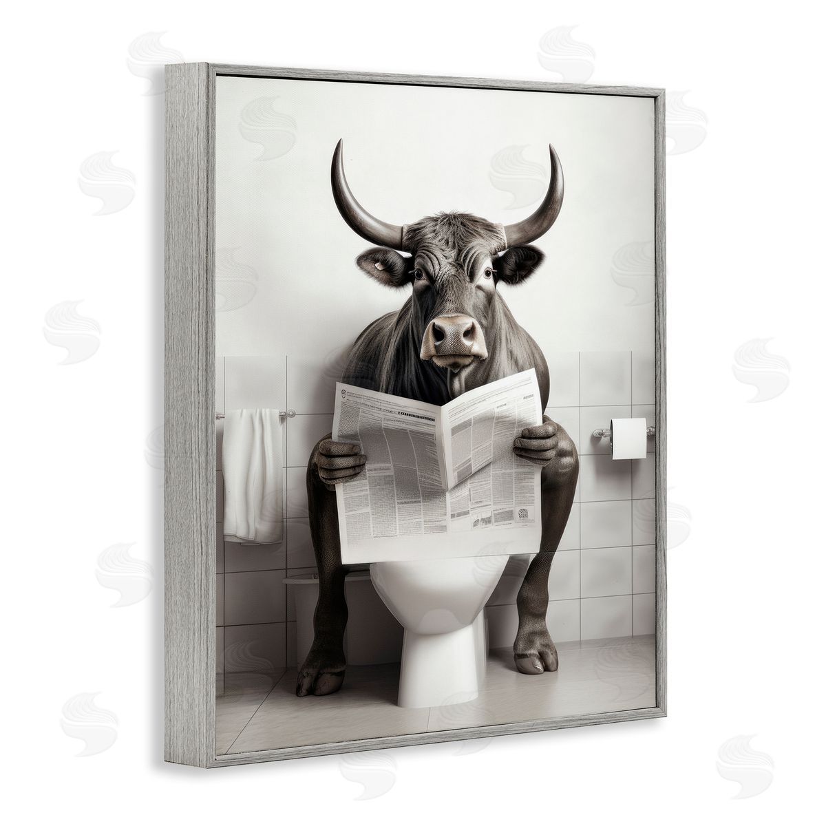 Lazar Studio | Cattle Reading Newspaper