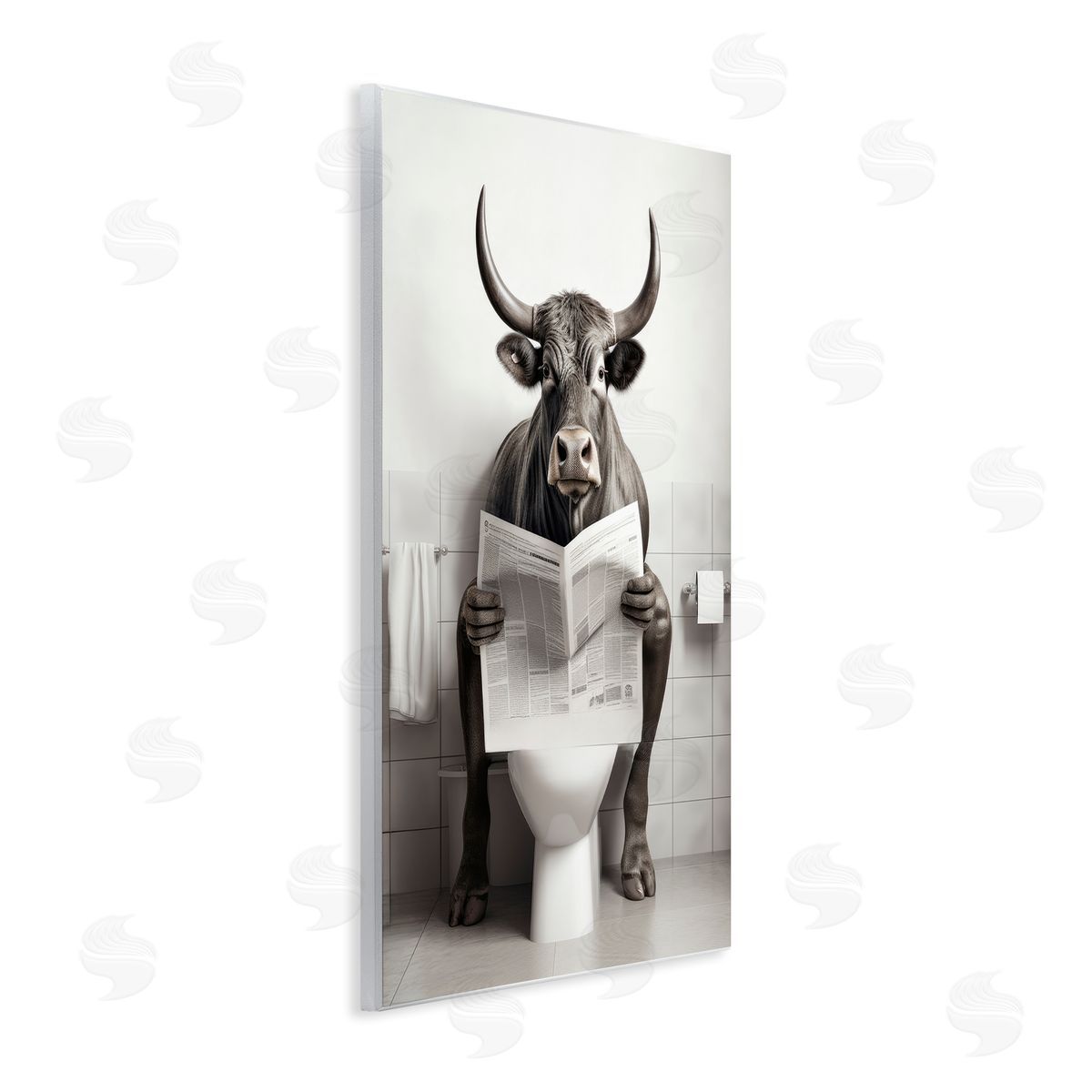 Lazar Studio | Cattle Reading Newspaper