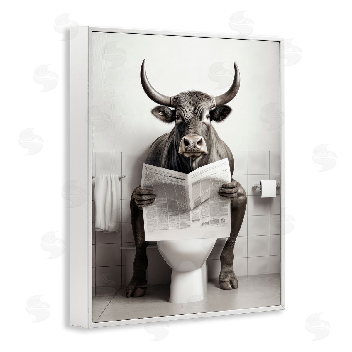Lazar Studio | Cattle Reading Newspaper