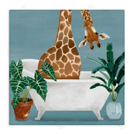 Masey St. Studios | Botanical Bathroom Giraffe