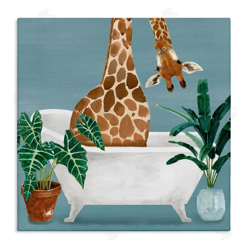 Masey St. Studios | Botanical Bathroom Giraffe