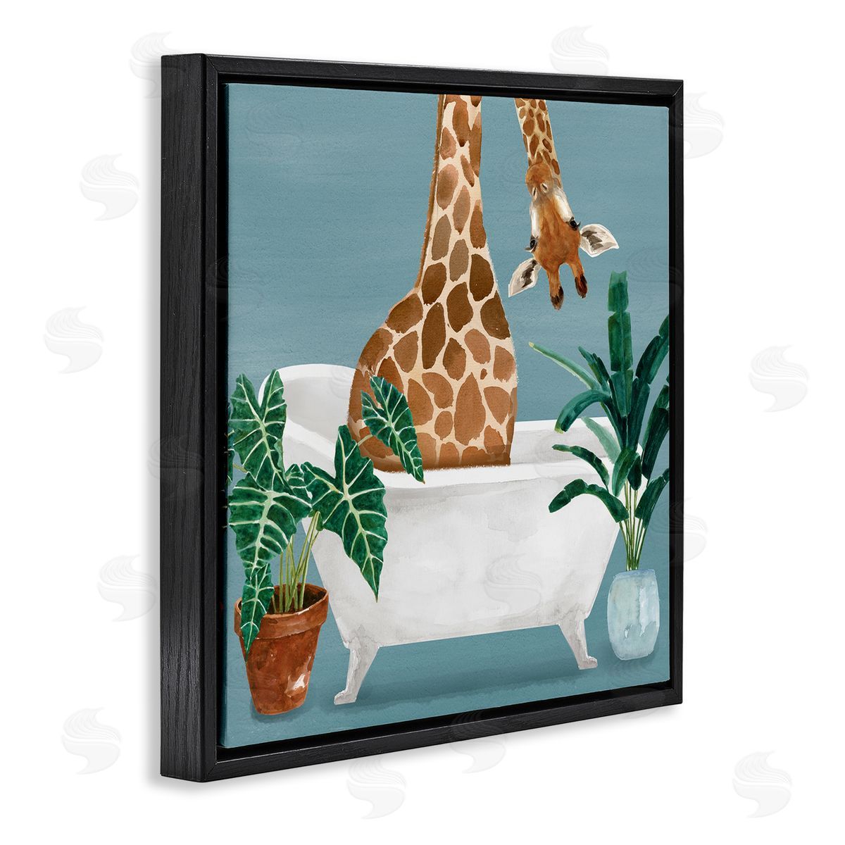 Masey St. Studios | Botanical Bathroom Giraffe