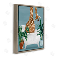 Masey St. Studios | Botanical Bathroom Giraffe