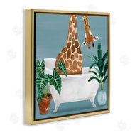 Masey St. Studios | Botanical Bathroom Giraffe