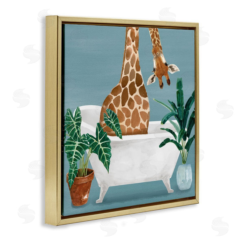 Masey St. Studios | Botanical Bathroom Giraffe