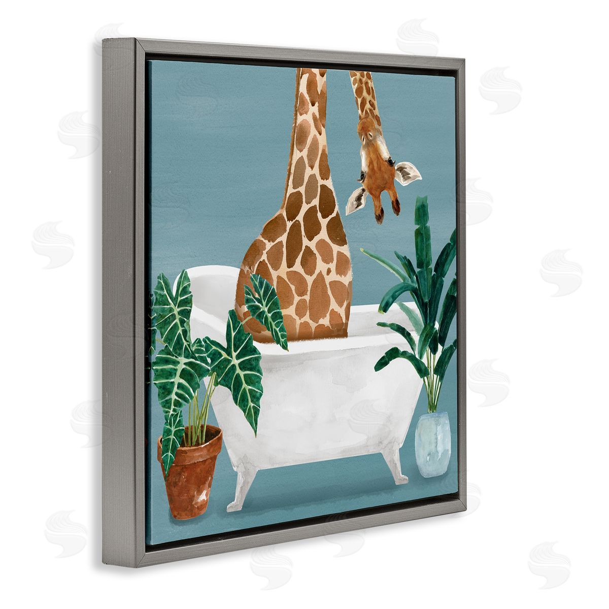 Masey St. Studios | Botanical Bathroom Giraffe