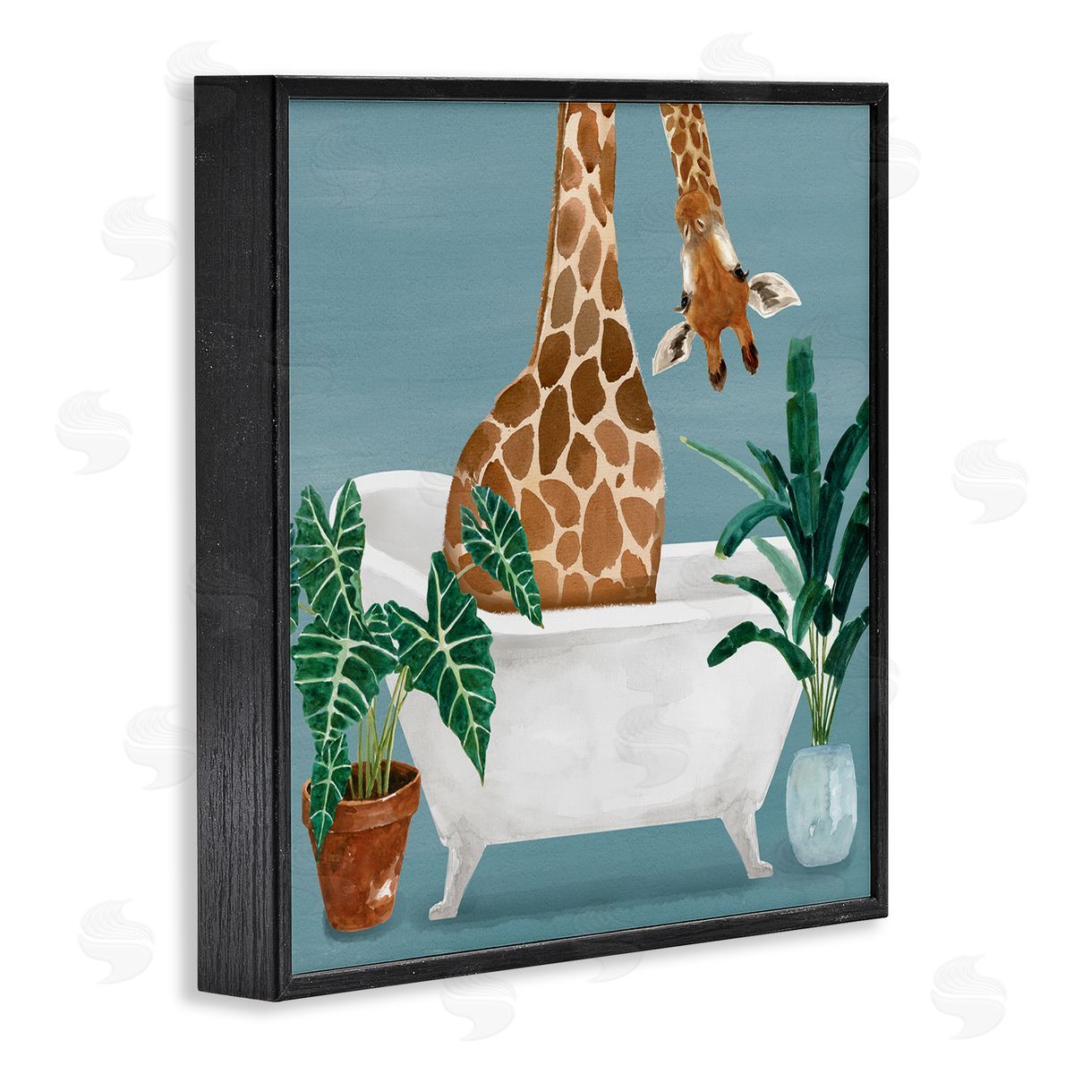 Masey St. Studios | Botanical Bathroom Giraffe