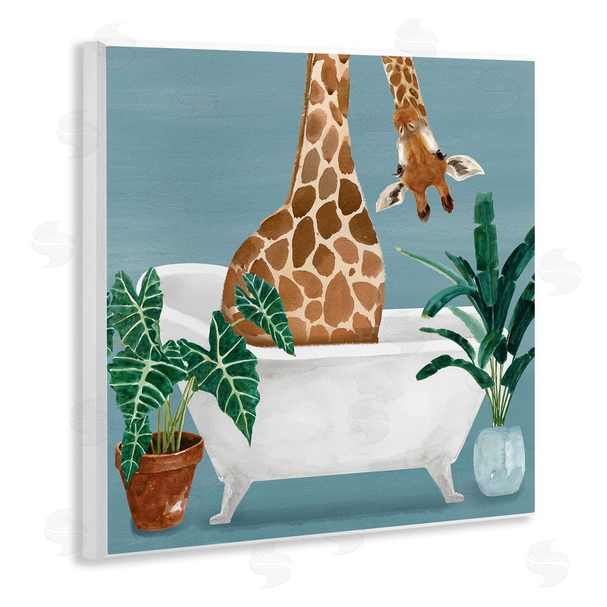 Masey St. Studios | Botanical Bathroom Giraffe