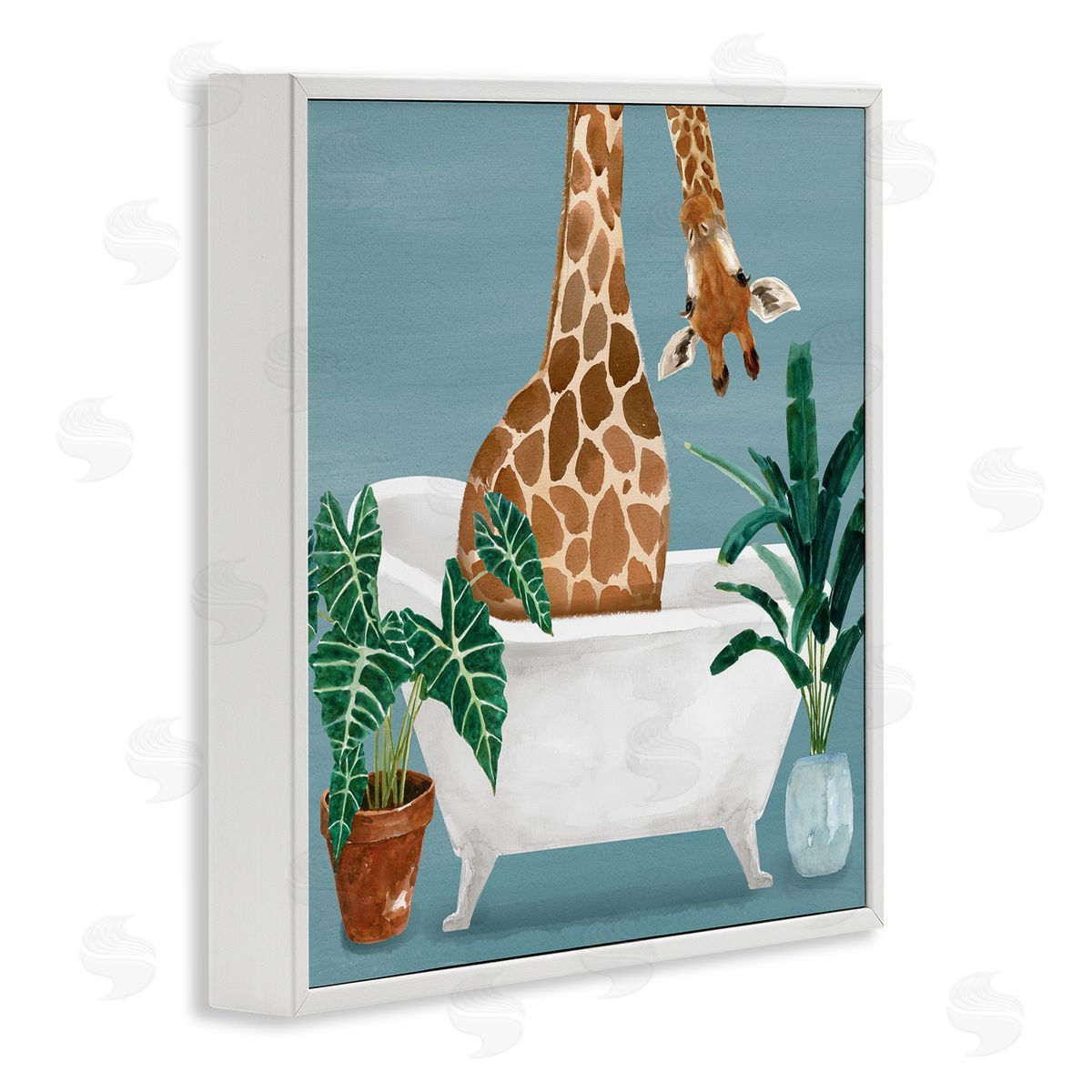 Masey St. Studios | Botanical Bathroom Giraffe