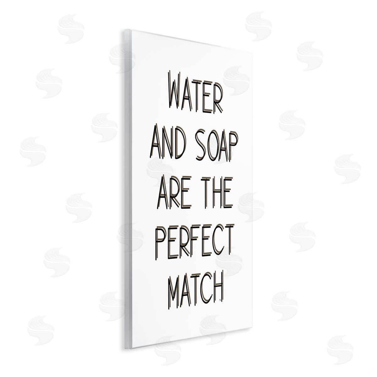 Martina Pavlova Water & Soap Perfect Match Wall Plaque Artside_
