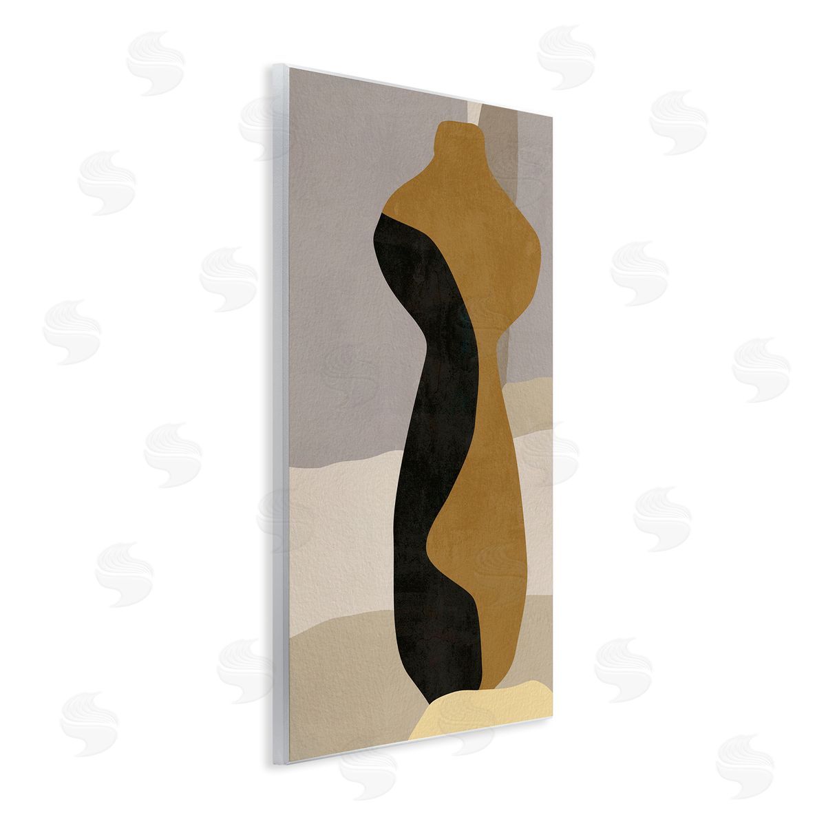 Melissa Wang Abstract Boho Vase Wall Plaque Artside_