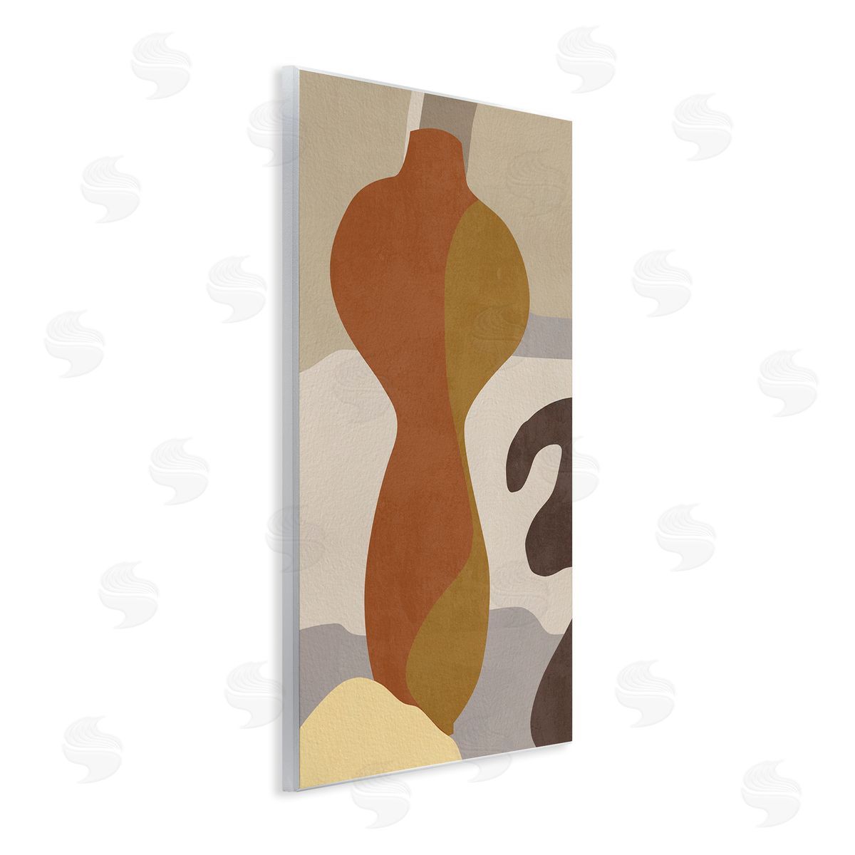 Melissa Wang Earthy Boho Vase Wall Plaque Artside_