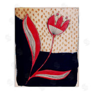 Birgit Maria Kiennast | Red Abstract Flower