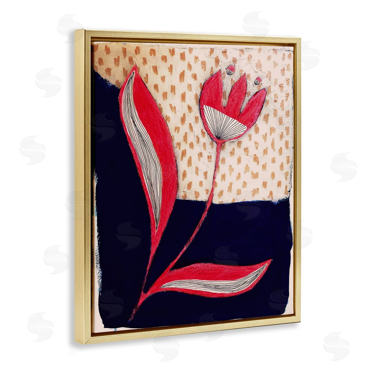 Birgit Maria Kiennast | Red Abstract Flower