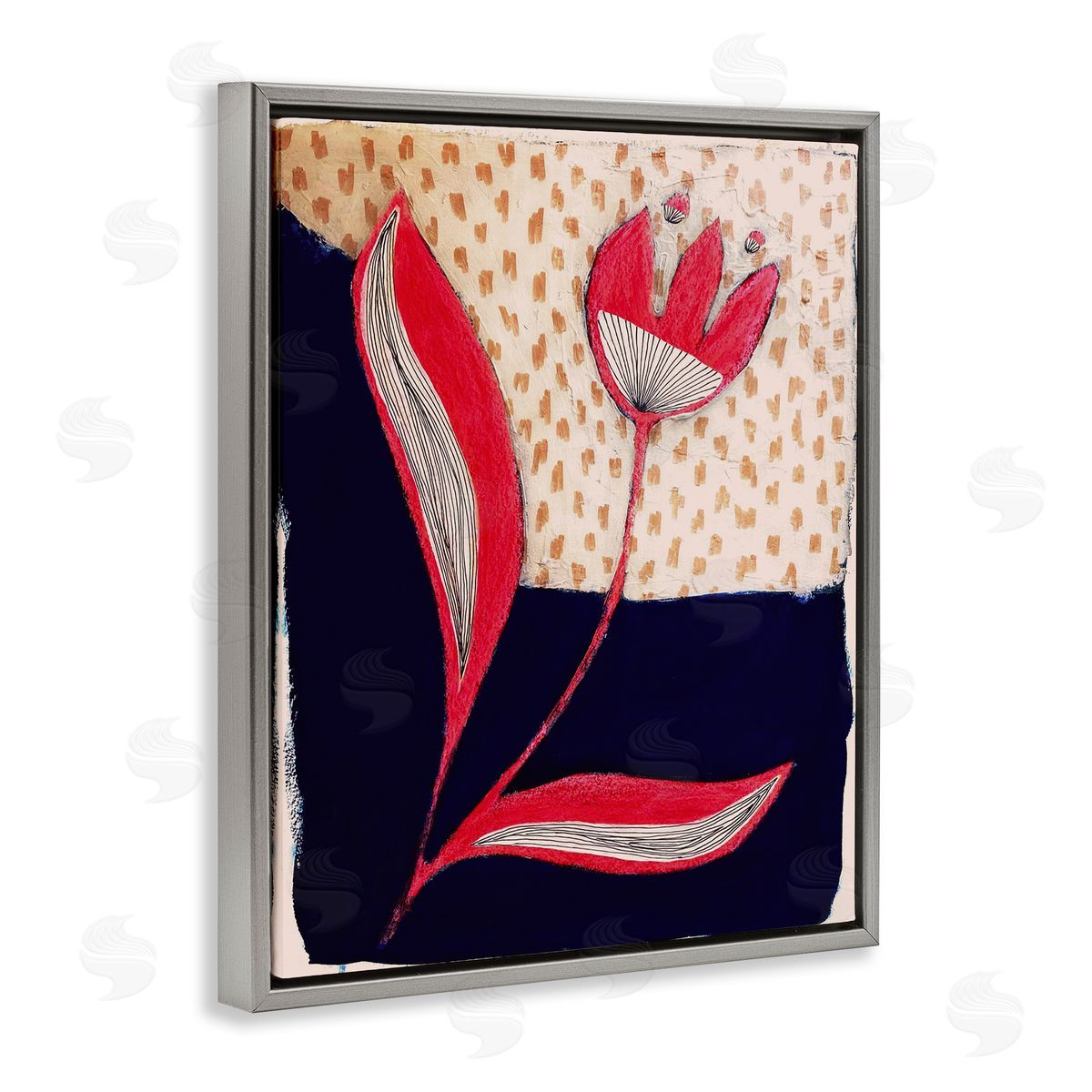 Birgit Maria Kiennast | Red Abstract Flower